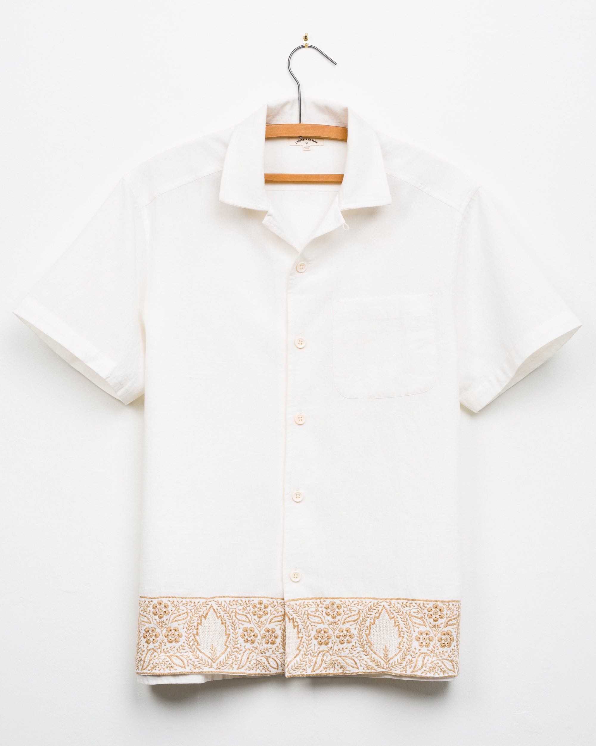 Khushi Embroidered Border Camp Shirt