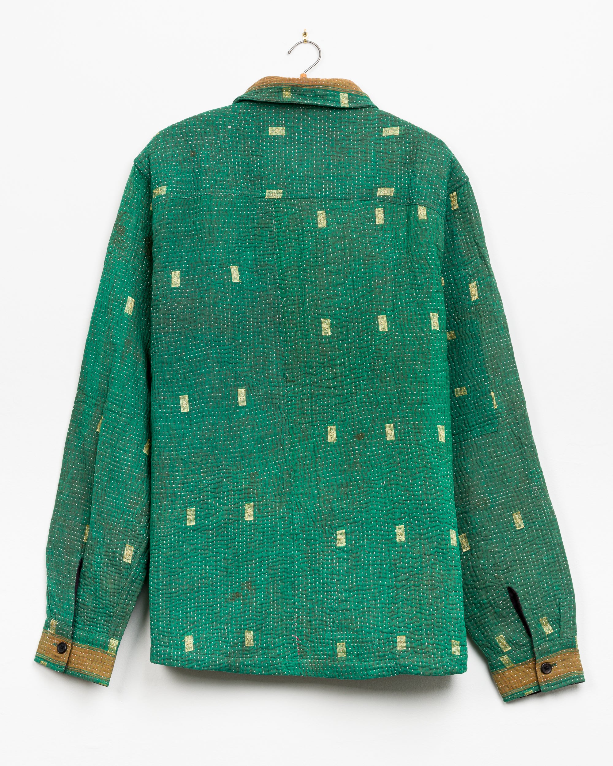 Vivek Overshirt in Quilted Kantha - L