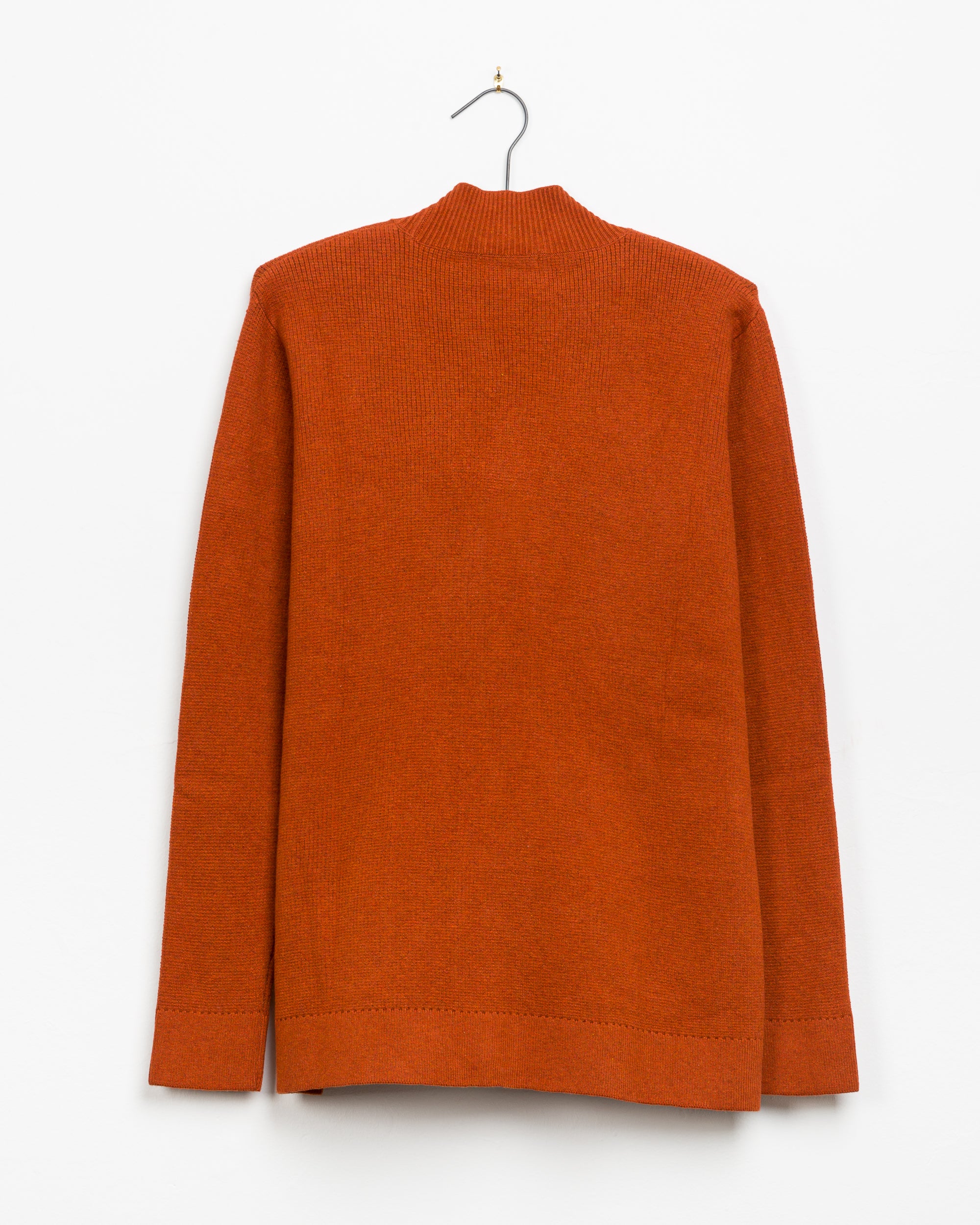 Organic Cotton Cardigan in Persimmon