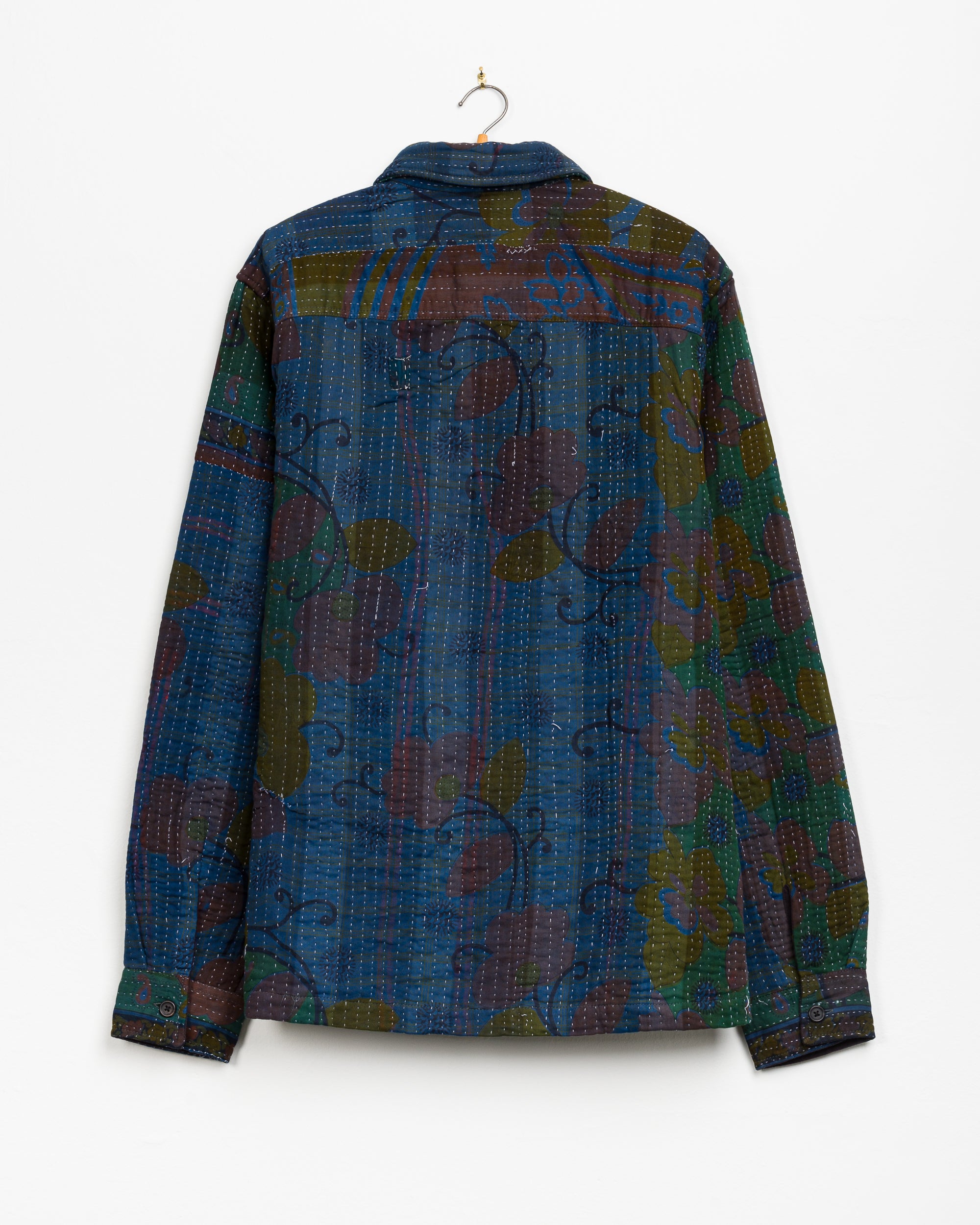 Vivek Overshirt in Quilted Kantha - L