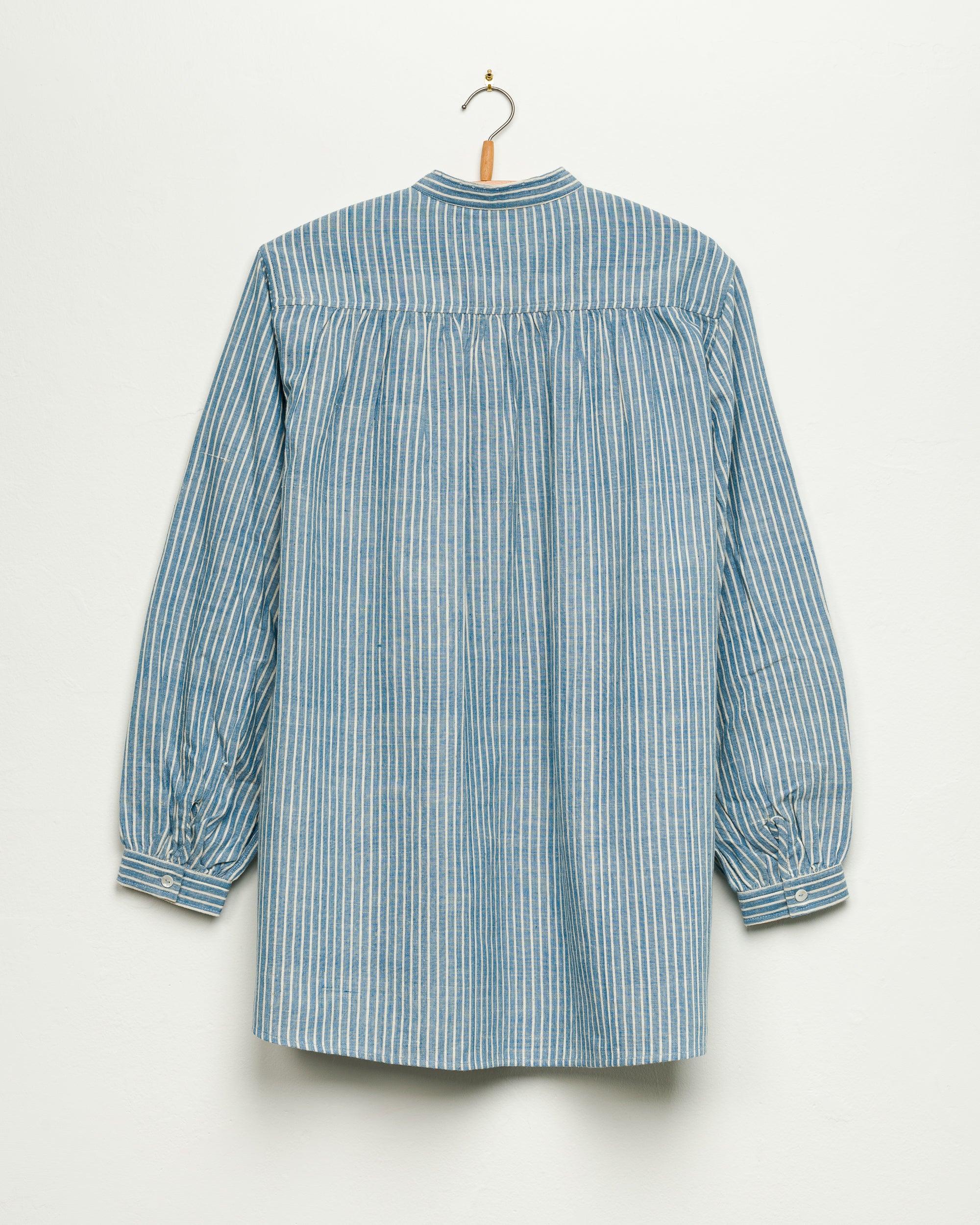 Tunic in Lt Indigo Stripe