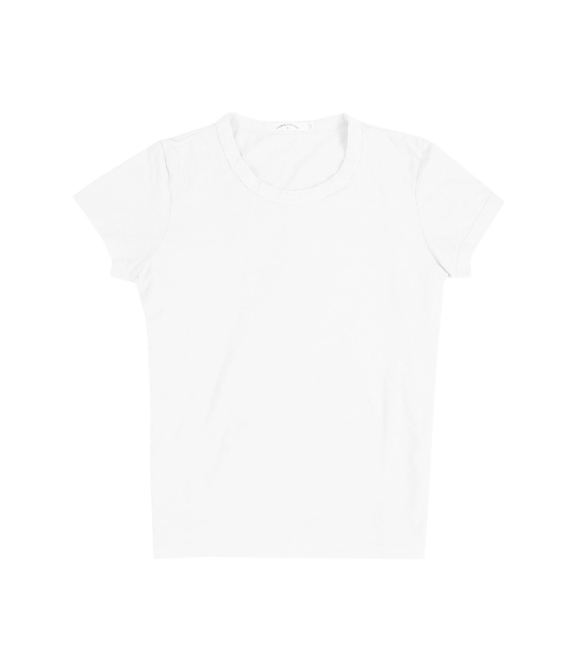 Jane Organic Jersey Tee White